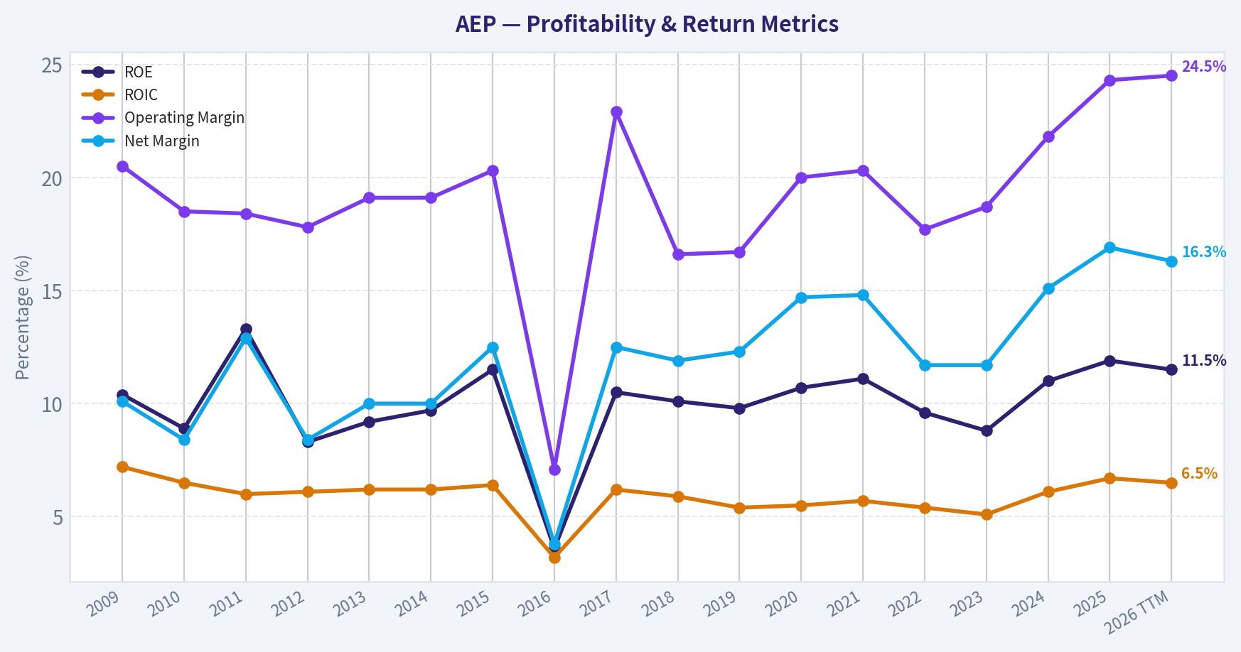 Year Financial Metrics (Profitability)