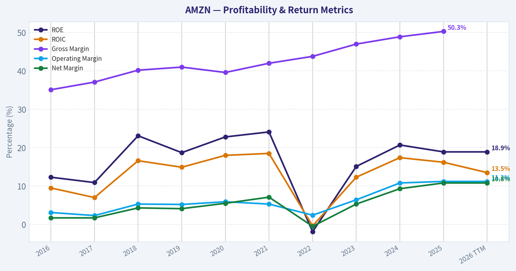 Year Financial Metrics (Profitability)