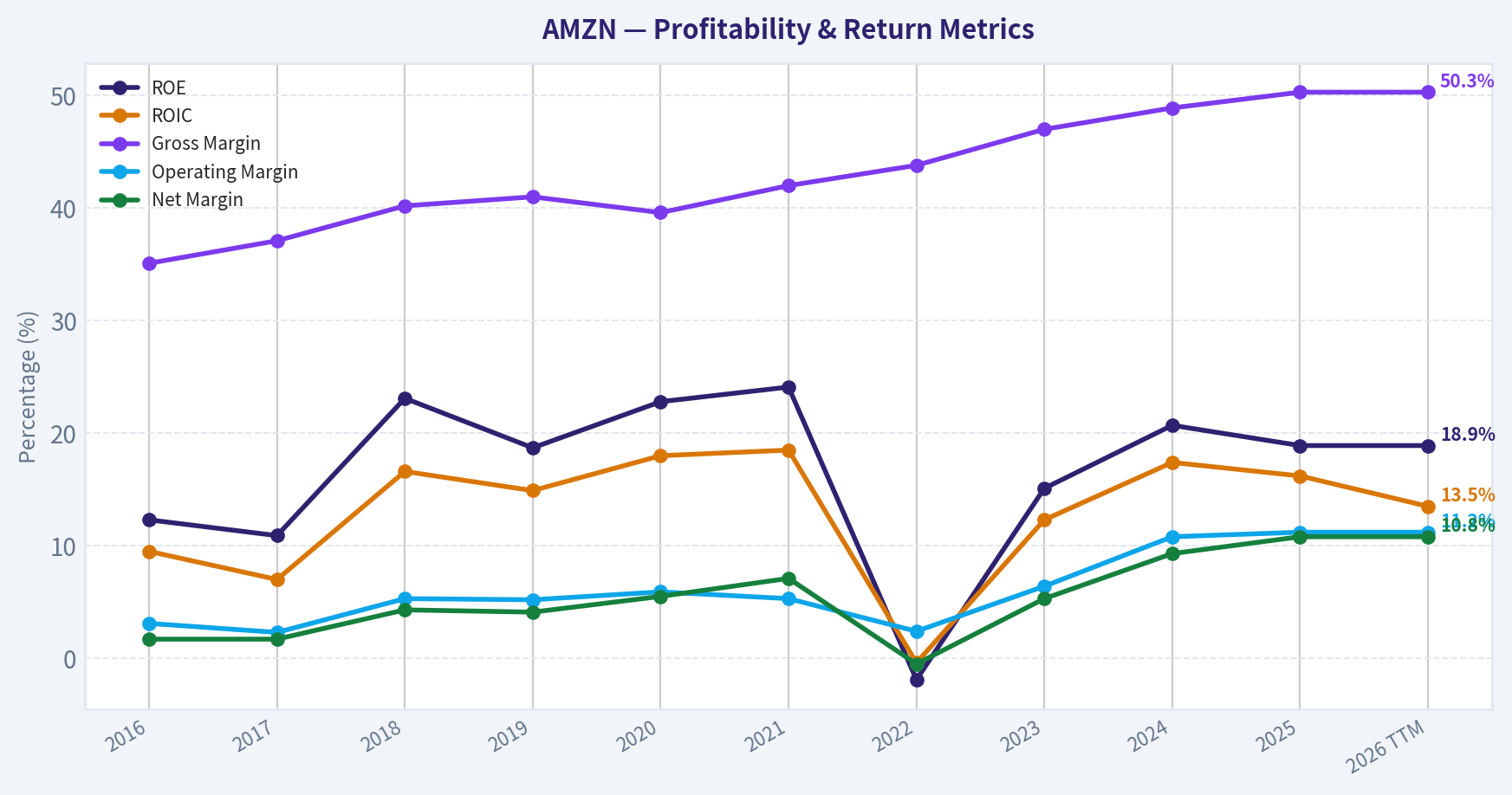 Year Financial Metrics (Profitability)