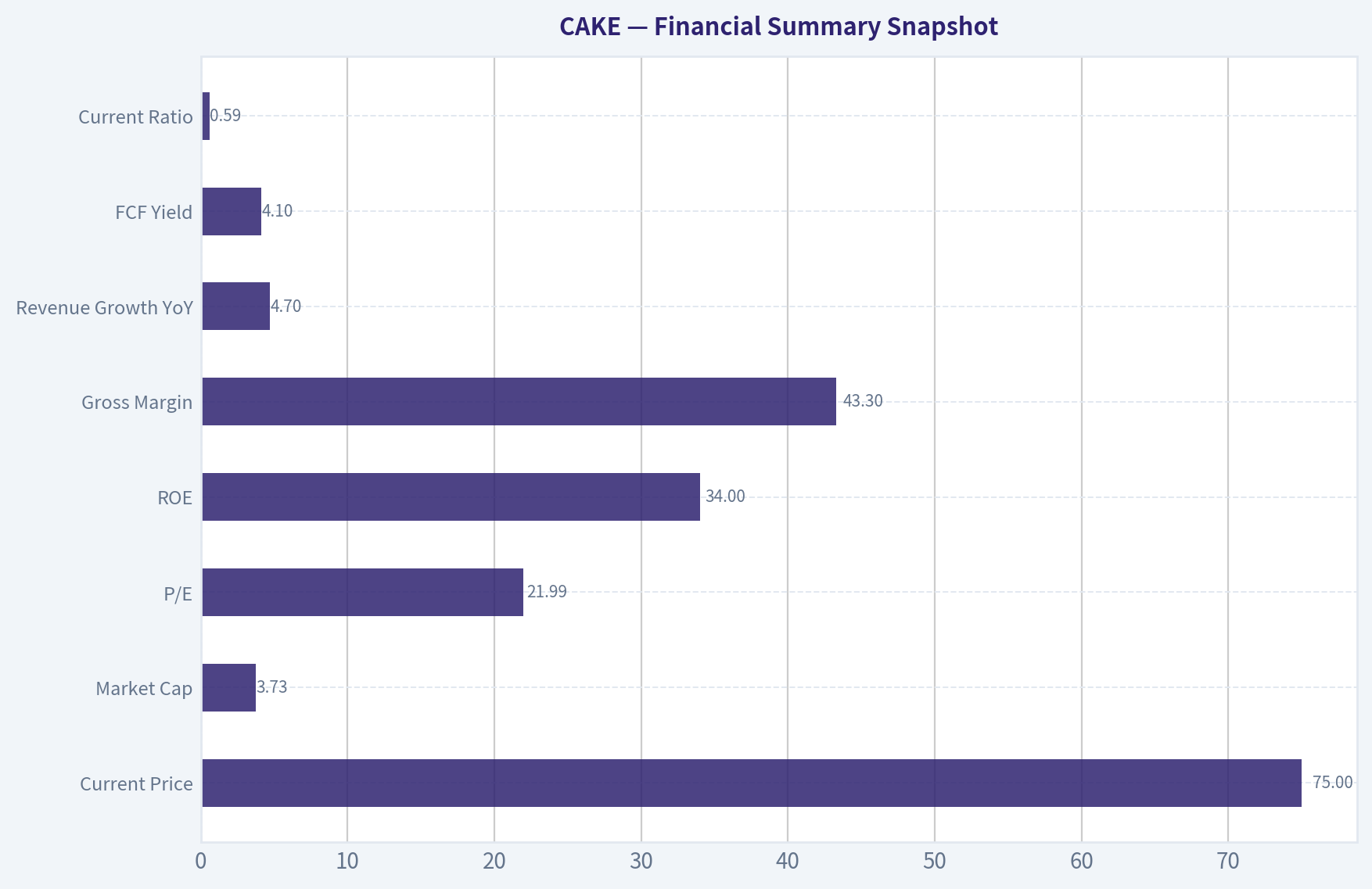 Financial Summary Snapshot